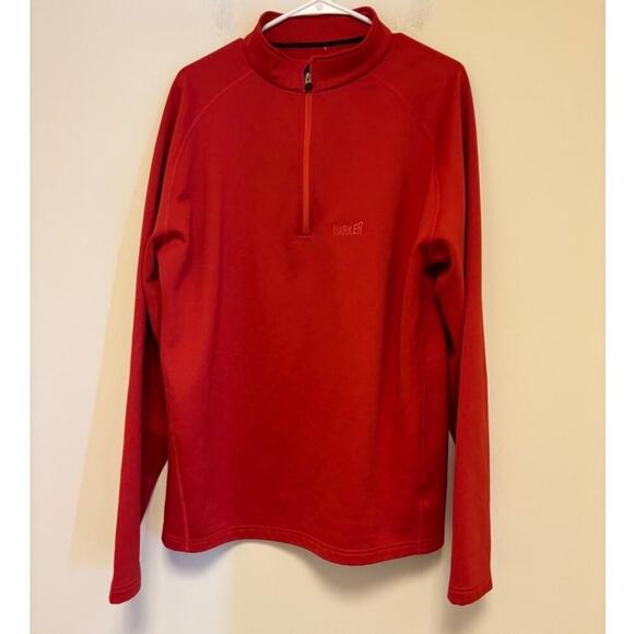 Marker Red Pullover Quarter Zip - Picture 1 of 4